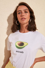 Load image into Gallery viewer, Avocado Printed Semi-Fitted T-Shirt - SMTH