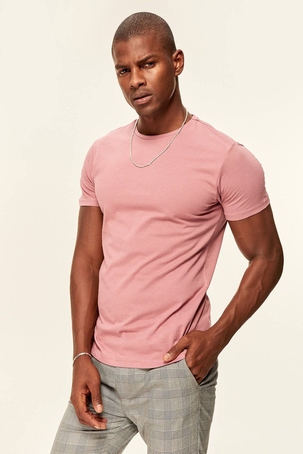 Pink Cotton T-Shirt - SMTH