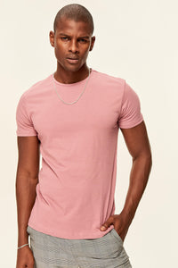 Pink Cotton T-Shirt - SMTH