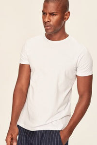 White Presser Cotton T-Shirt - SMTH