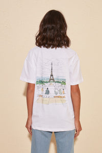 Eiffel Tower Printed T-Shirt - SMTH