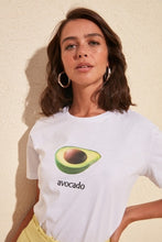 Load image into Gallery viewer, Avocado Printed Semi-Fitted T-Shirt - SMTH