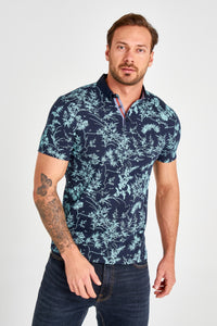 Dual Color Printed Polo T-shirt - SMTH