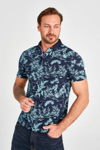 Dual Color Printed Polo T-shirt - SMTH