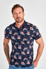 Load image into Gallery viewer, Floral Print Polo T-shirt - SMTH