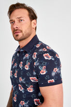 Load image into Gallery viewer, Floral Print Polo T-shirt - SMTH