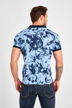 Load image into Gallery viewer, Flower Print Polo T-shirt - SMTH