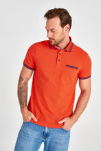 Load image into Gallery viewer, Orange Plain Polo T-shirt - SMTH