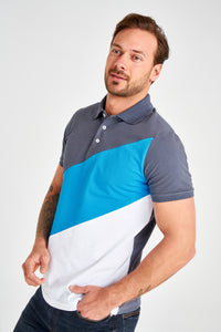 Panelled Polo T-shirt - SMTH