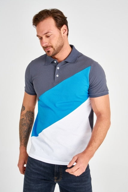 Panelled Polo T-shirt - SMTH