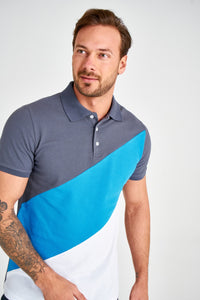 Panelled Polo T-shirt - SMTH