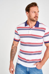 Striped Polo T-shirt - SMTH