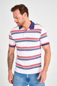 Striped Polo T-shirt - SMTH