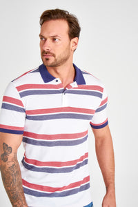 Striped Polo T-shirt - SMTH