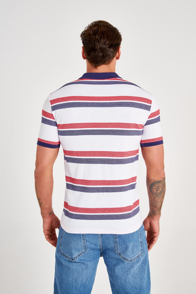 Striped Polo T-shirt - SMTH