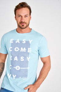 Easy Come Easy Go Printed T-Shirt - SMTH