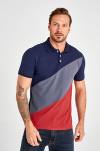 Panelled Polo T-shirt - SMTH