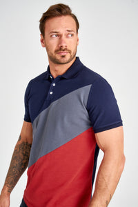 Panelled Polo T-shirt - SMTH